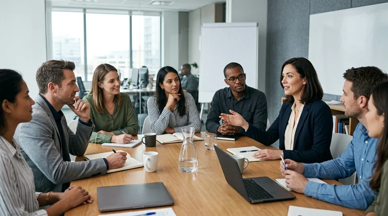 A balanced and engaging group conversation